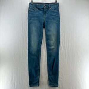 White House Black Market The Jegging Womens Size 0 Classic Rise Denim Blue